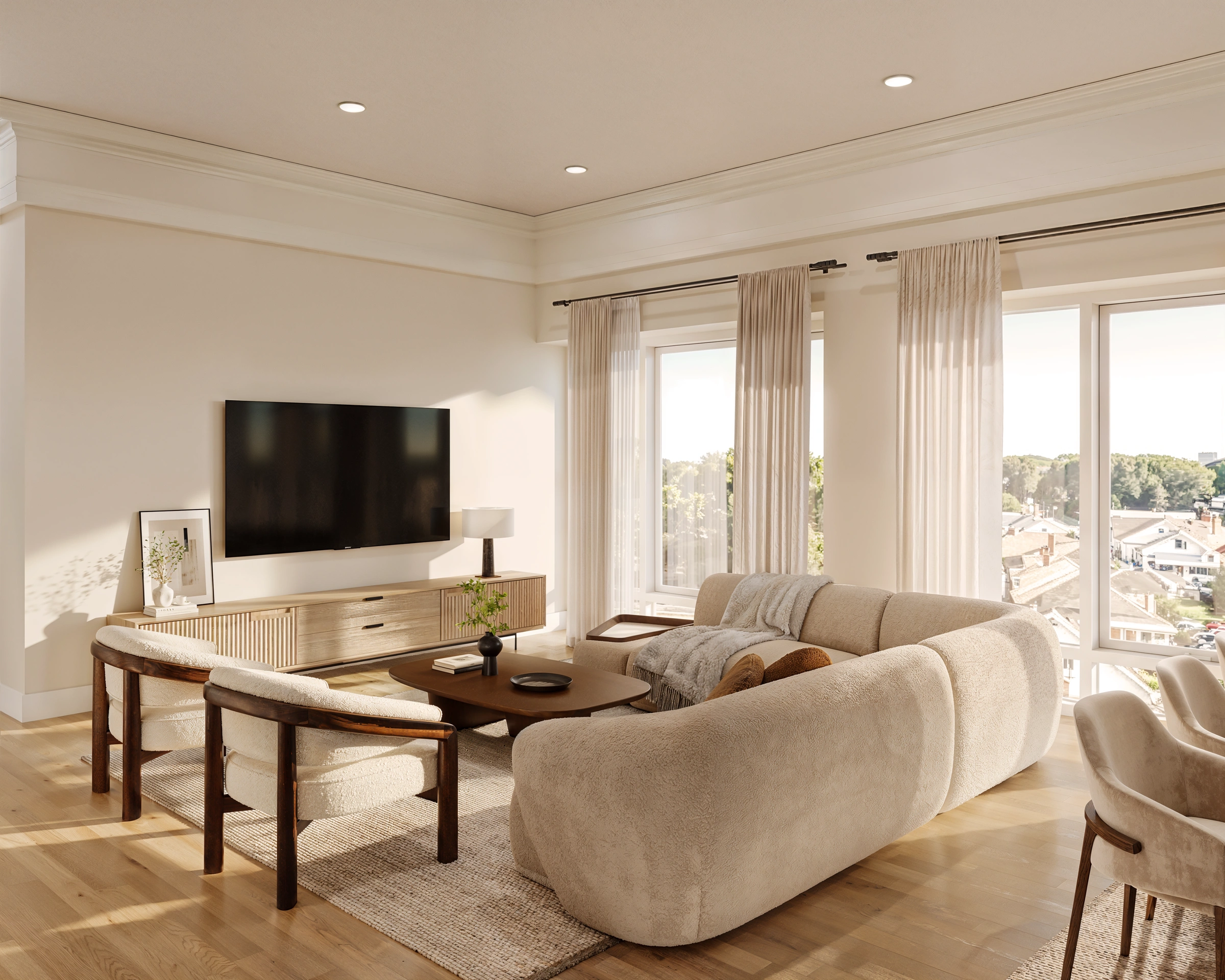 Riva Residences — interior view with refined finishes